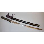 Wakizashi, japanisches Schwert der Edo-Meiji-Zeit