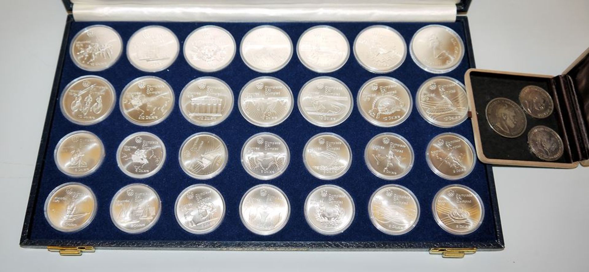 Full set of Canadian silver dollars for the Montreal Olympics 1976