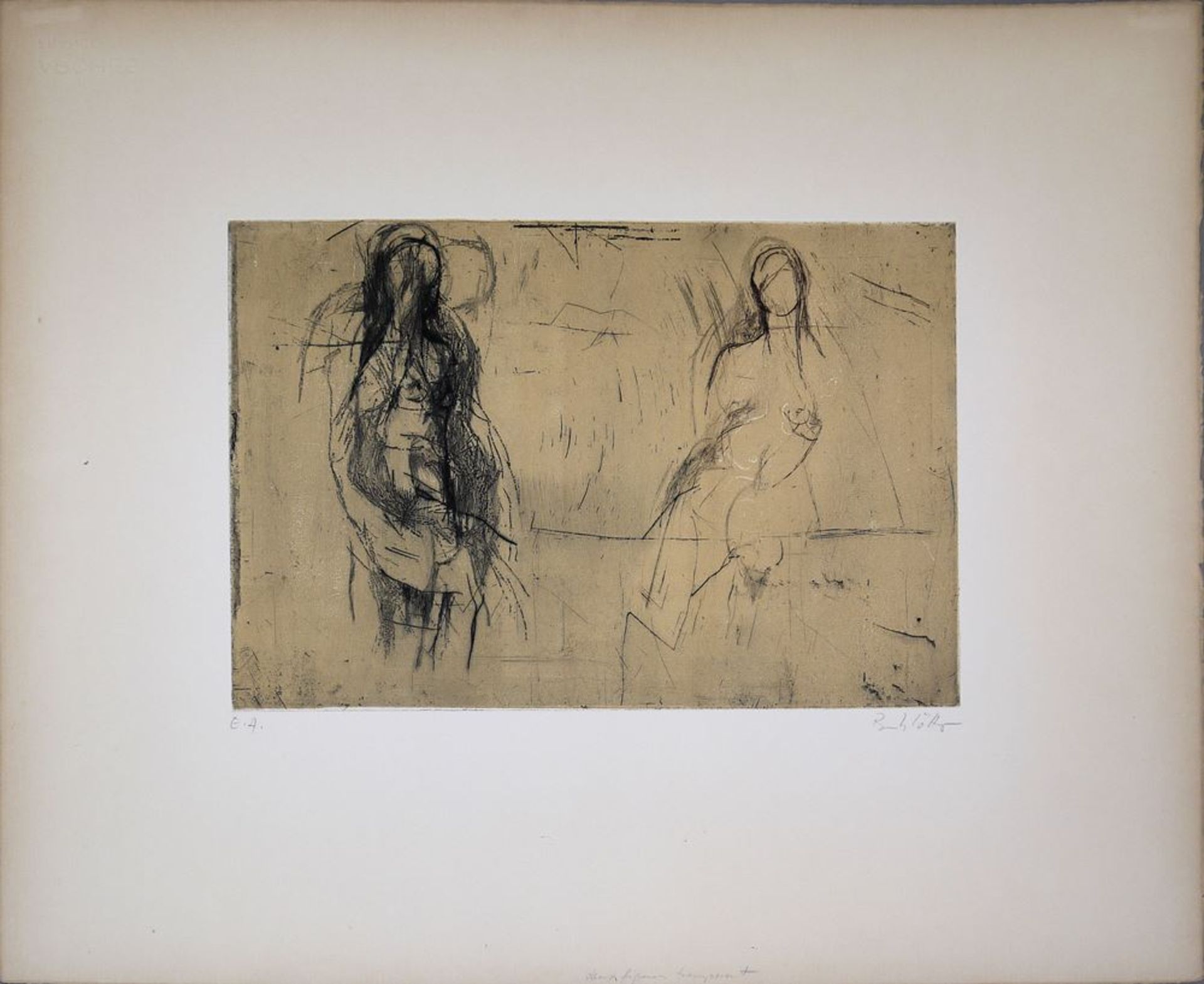 Karl Brandstätter, Nudes, 3 signed aquatint etchings - Image 3 of 4