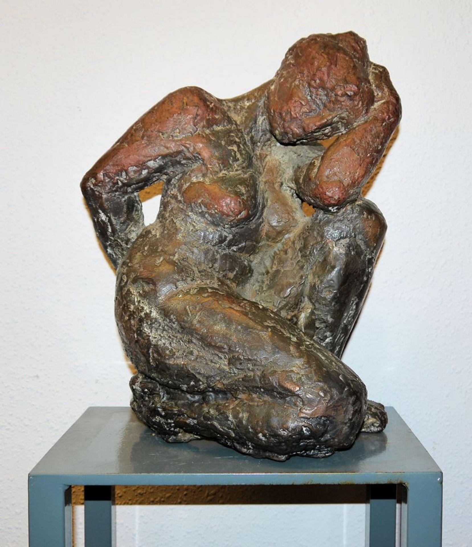 Wanda Pratschke, "Schöne", large bronze sculpture c. 2000