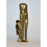 Emil Cimiotti, Frauenakt "Stehende II", Bronzeplastik von 1967