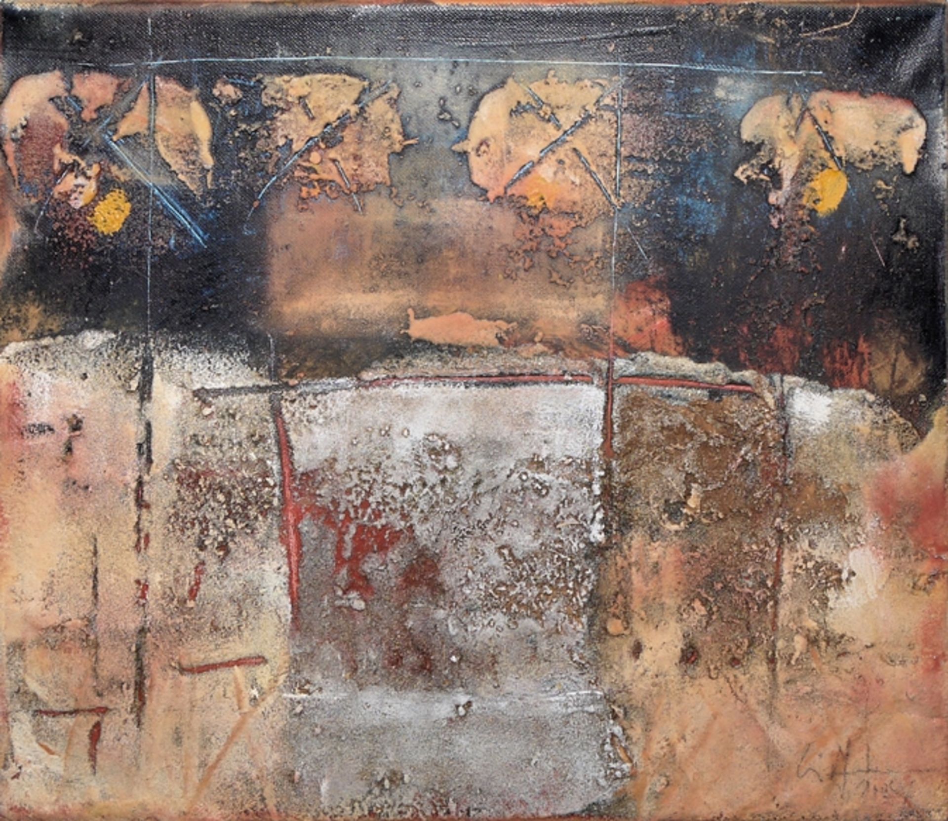 Klaus Neuper, gallery estate with 6 mixed media & artist's catalogue - Image 3 of 8