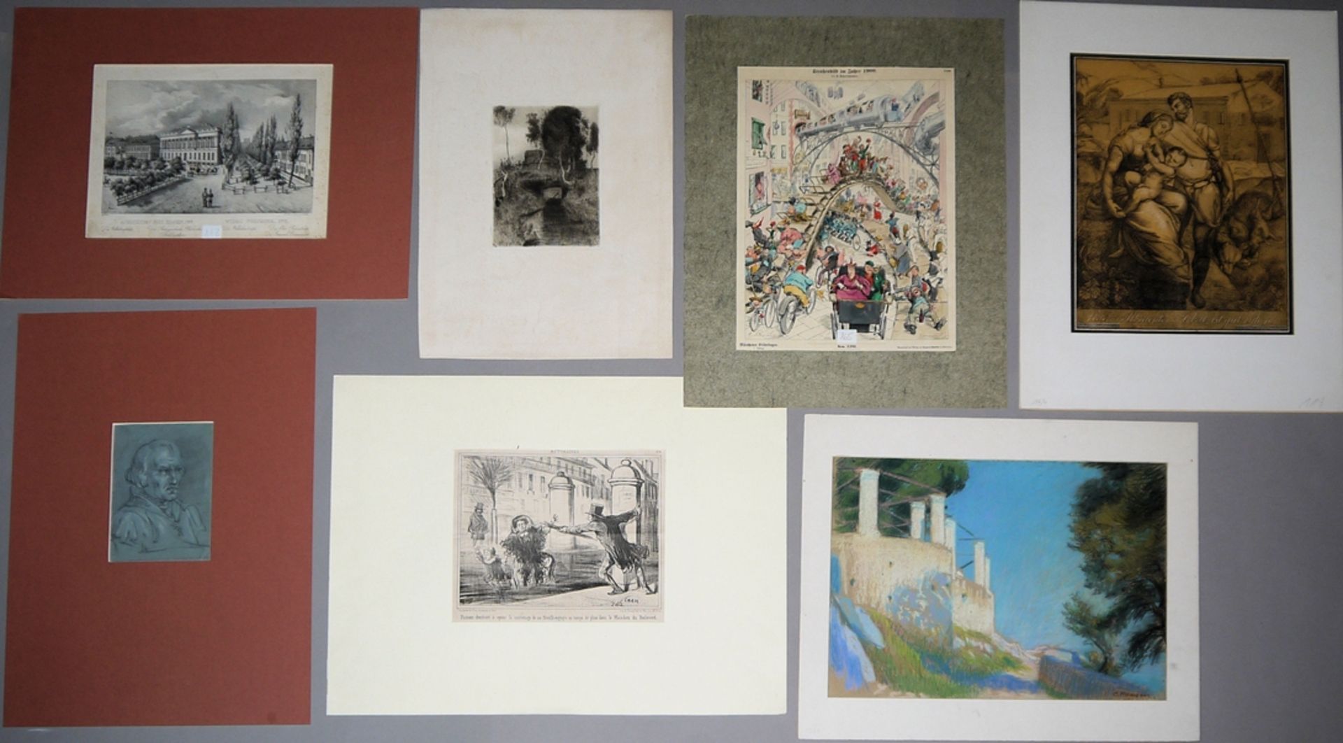 Sammlungsnachlass graphische und originale Kunst des 18.- 20. Jhs., 25 Objekte, Selbstbesichtigung  - Bild 6 aus 6