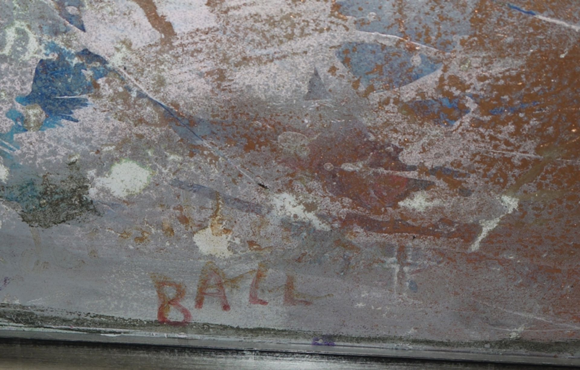 Rudi Baerwind, "Ball", mixed media from 1974 - Image 3 of 3