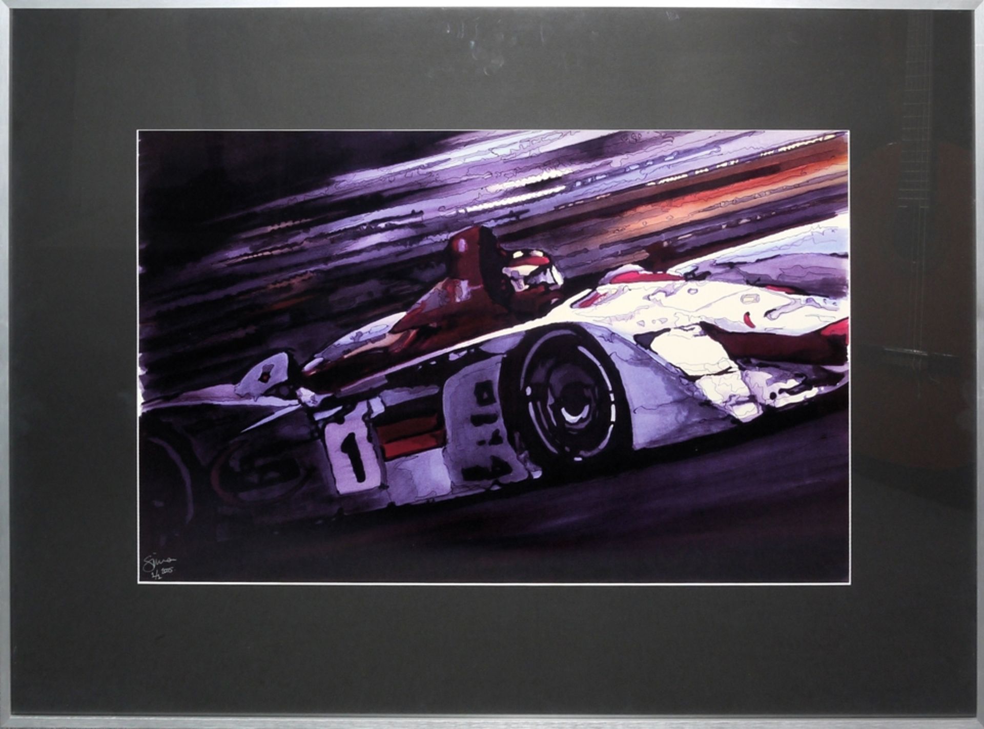7 x Art for Car and Automobile Fans: Louis Baillon, Paul Bracq, Andreas Hentrich, Simon Loasby, Ern - Image 2 of 13