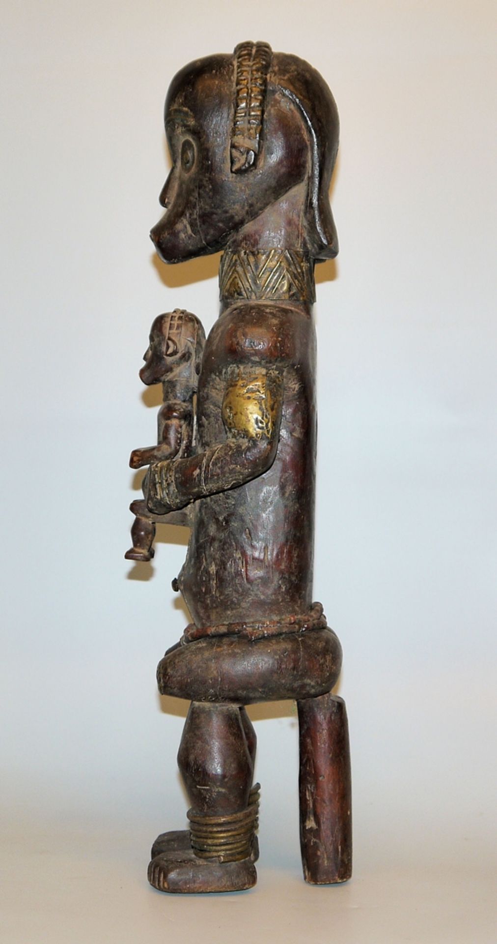 Male reliquary figure of the Fang, Gabon - Image 2 of 4