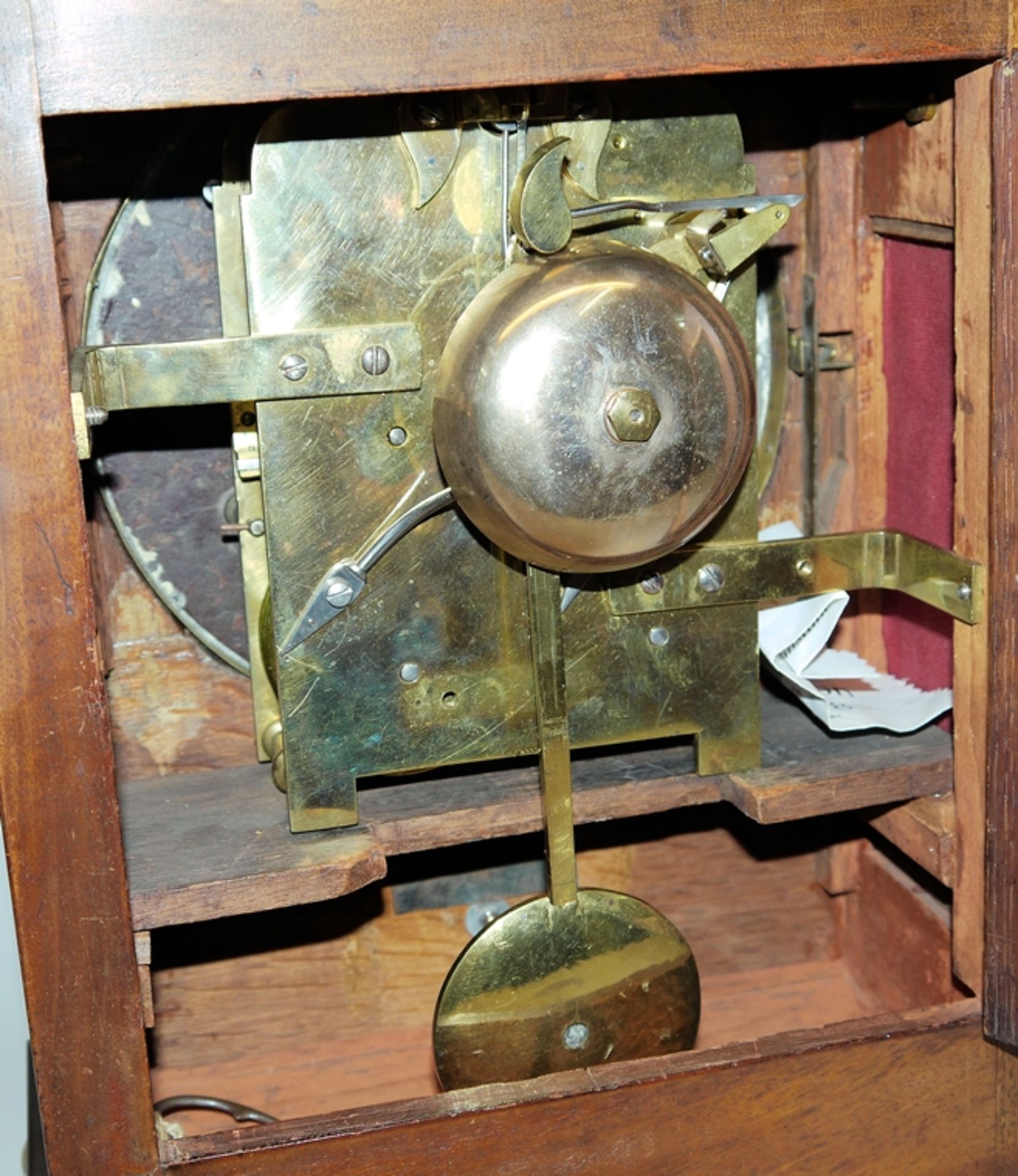 Bracket Clock by John Gibson, London 19th century - Image 3 of 3