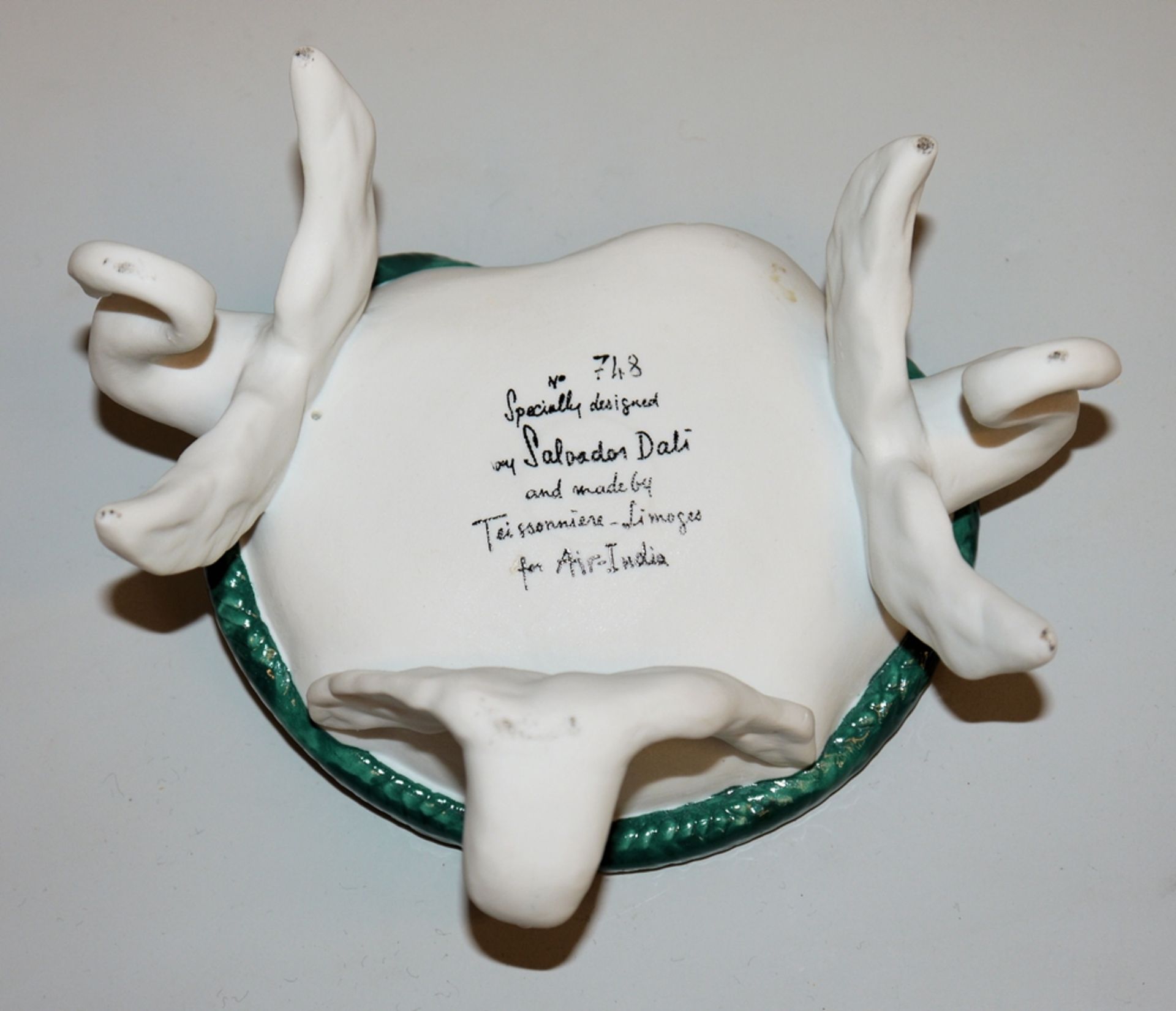 Salvador Dali, "Swan-Elephant Ashtray" for Air India 1967 - Image 2 of 2