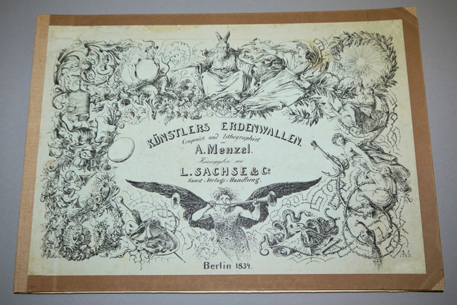 Adolph von Menzel, Sammlungsnachlass mit 12 Einzelgraphiken, u.a. Die schlafende Näherin am Fenster - Bild 2 aus 4