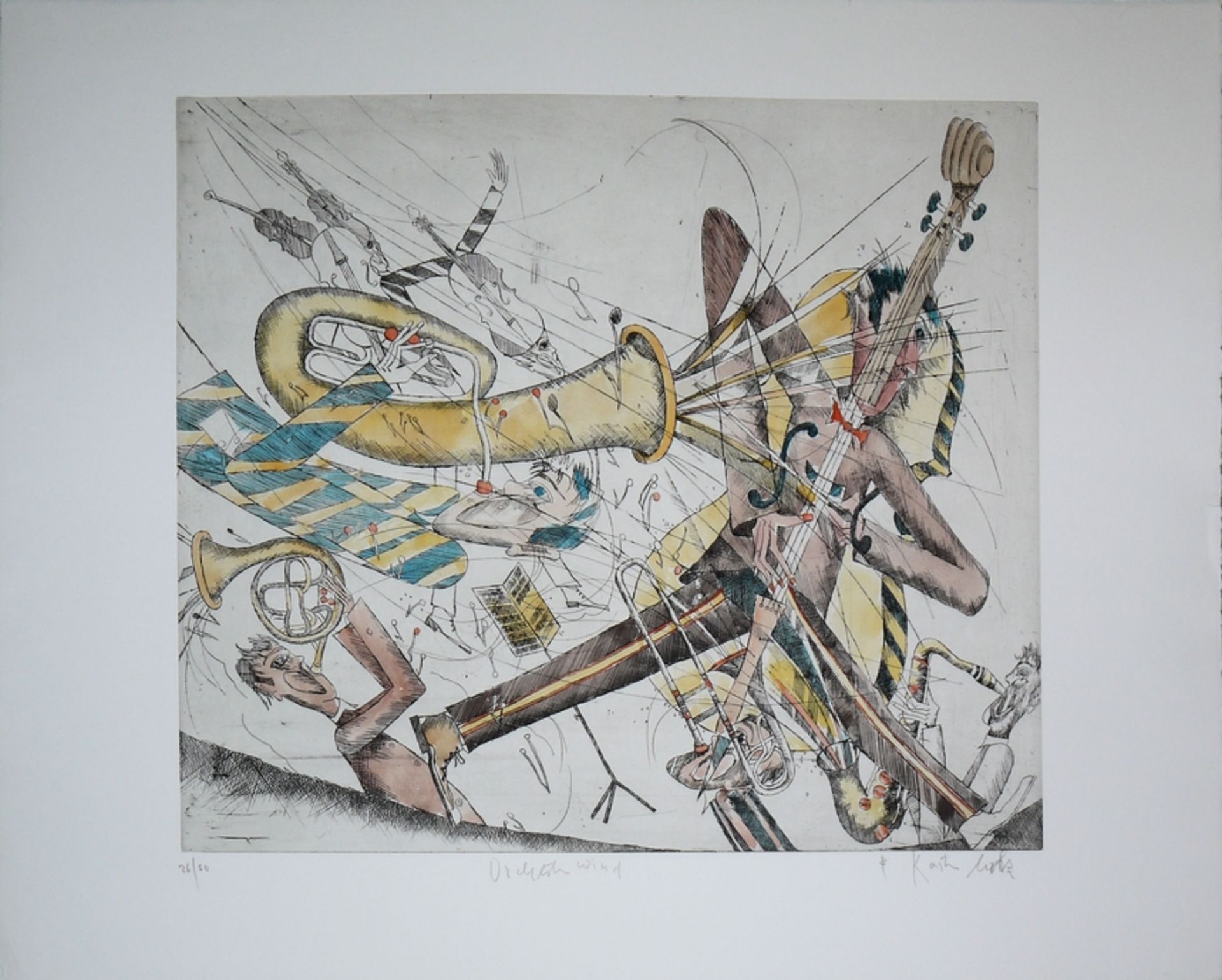 Bernd Kastenholz, Collection estate with 15 signed colour etchings and 3 signed posters - Image 3 of 8