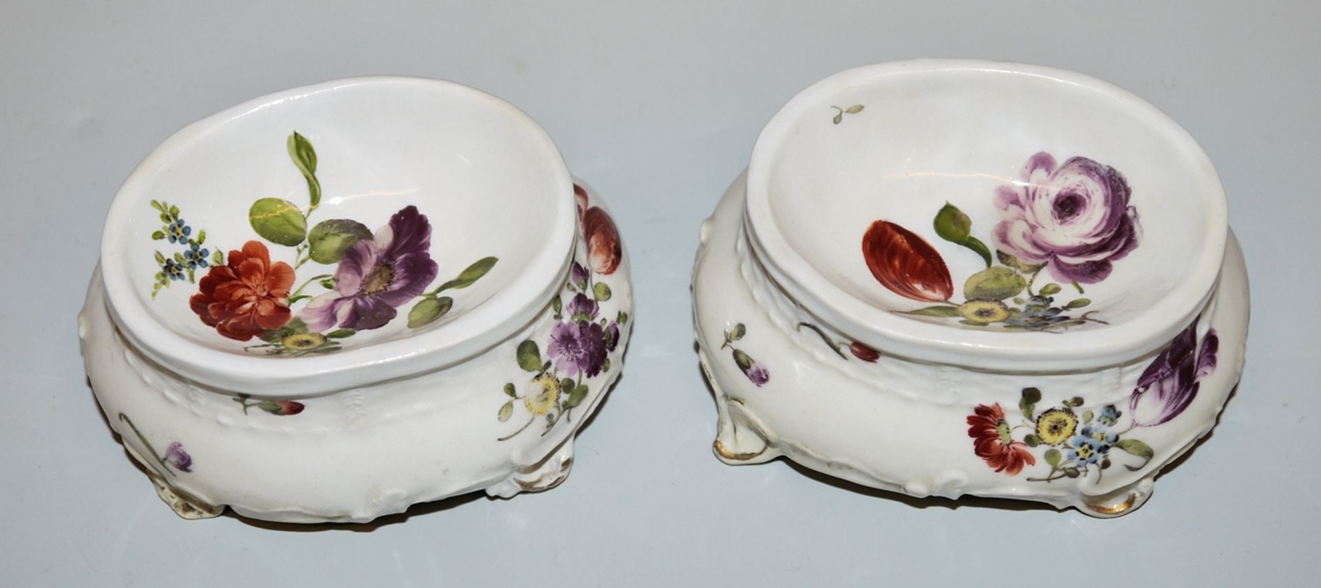 5 x fine porcelain, Ludwigsburg and Meissen from 1750 - Image 2 of 5