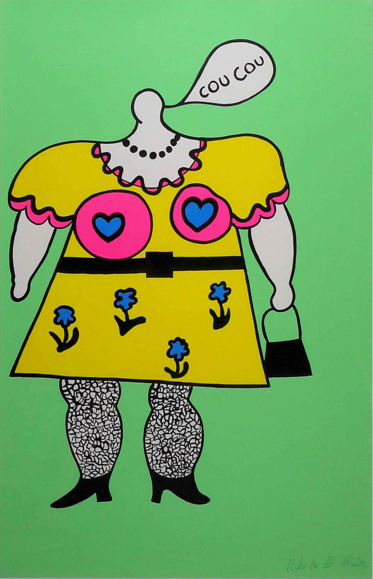 Niki de Saint Phalle, Nana, Pop-Art, signierte Farbserigraphie, galeriegerahmt - Bild 3 aus 5