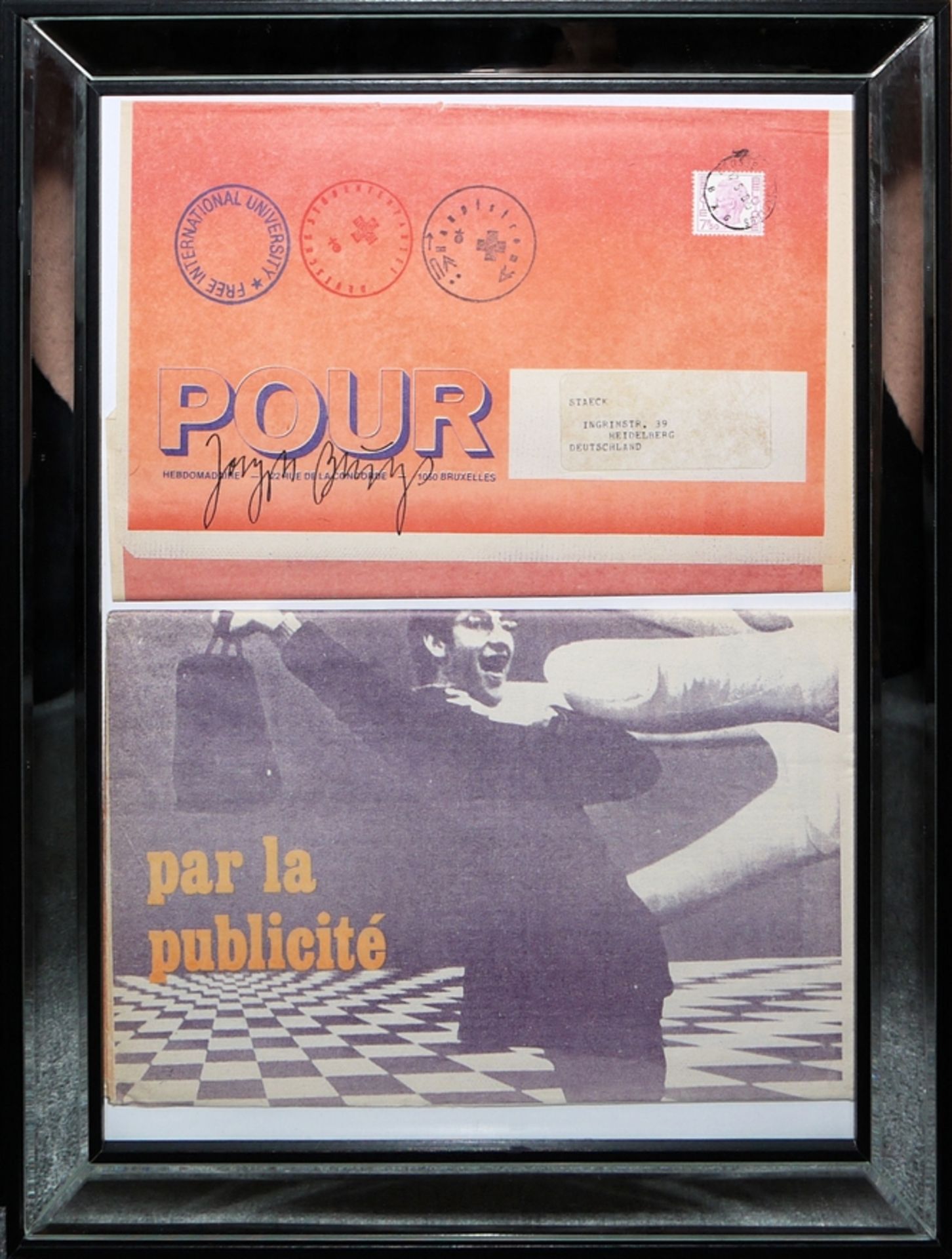 Joseph Beuys, Zeitschrift Pour, 1980, signiert und gestempelt