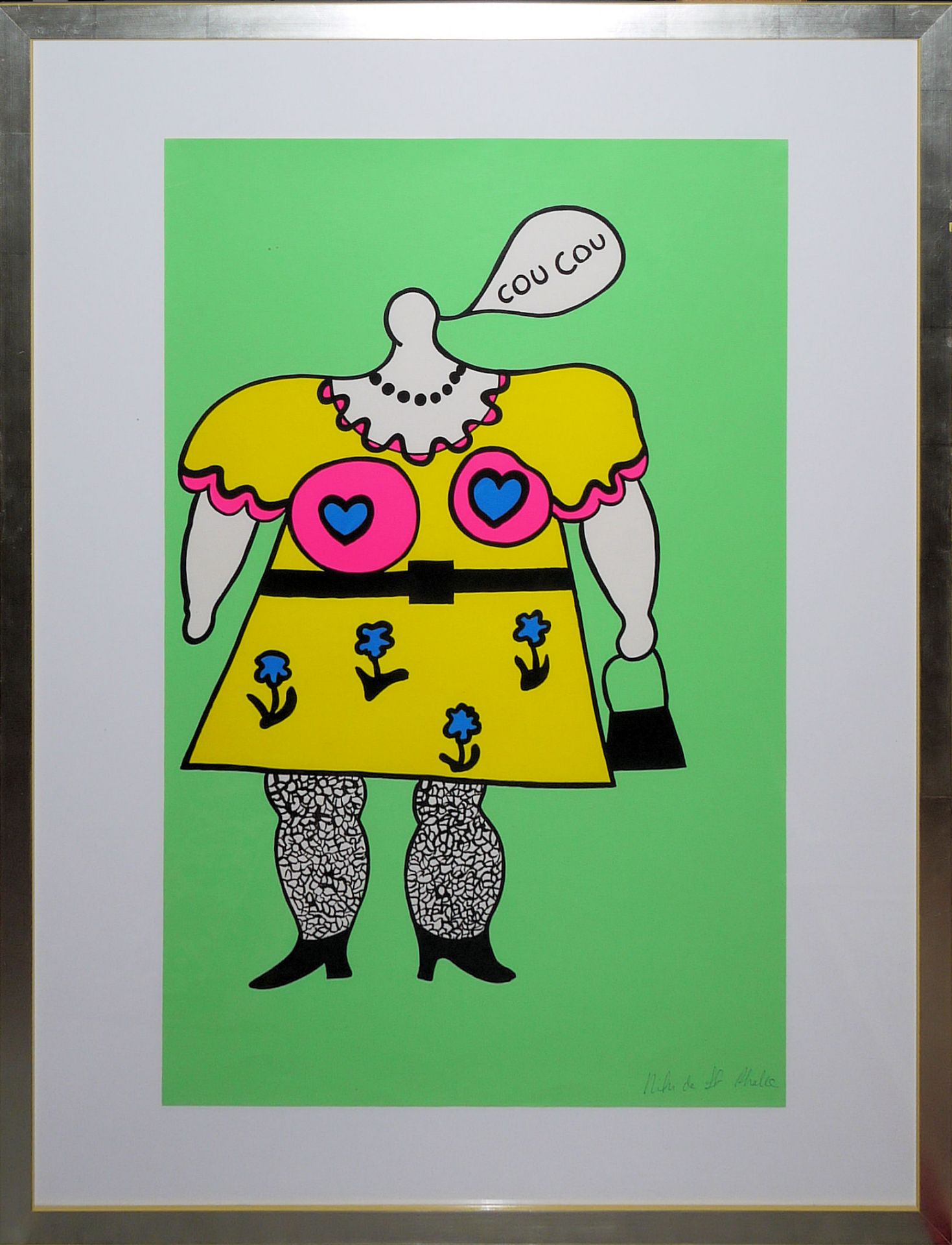 Niki de Saint Phalle, Nana, Pop-Art, signierte Farbserigraphie, galeriegerahmt - Bild 4 aus 5