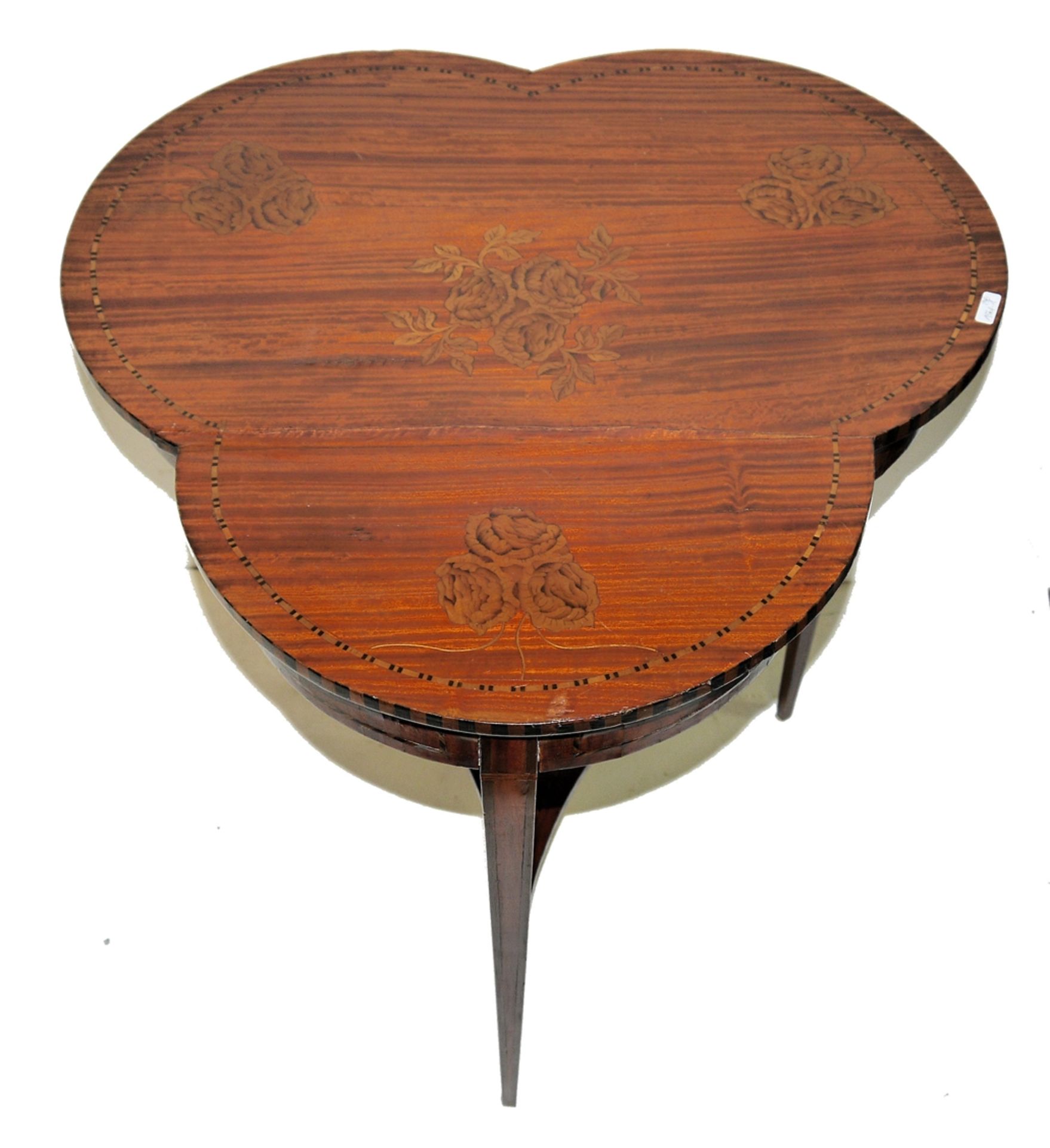 Elegant English tea table c. 1900 - Image 2 of 2
