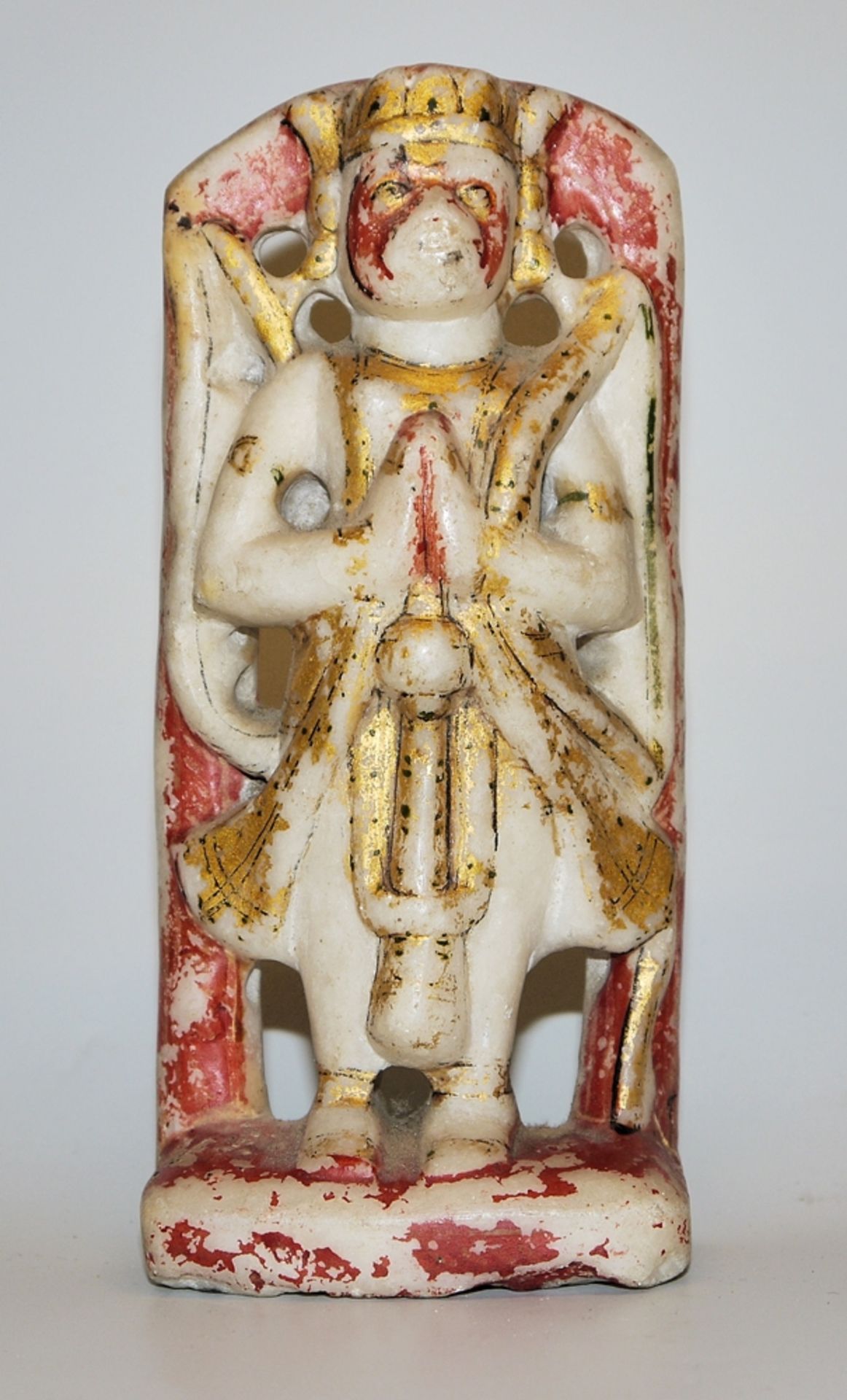 The Monkey God Hanuman, marble sculpture from Rajasthan, India 18th century