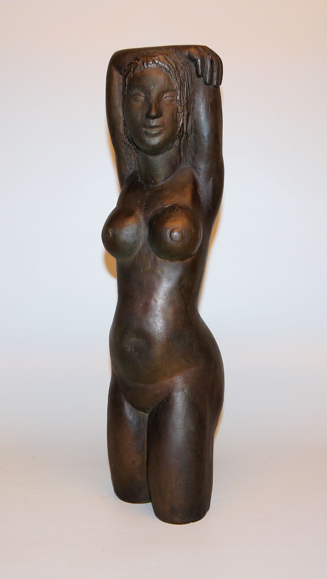 Uwe Wenk-Wolff, "Mädchentorso", bronze sculpture from 1975, with catalogue raisonné, no. 72074