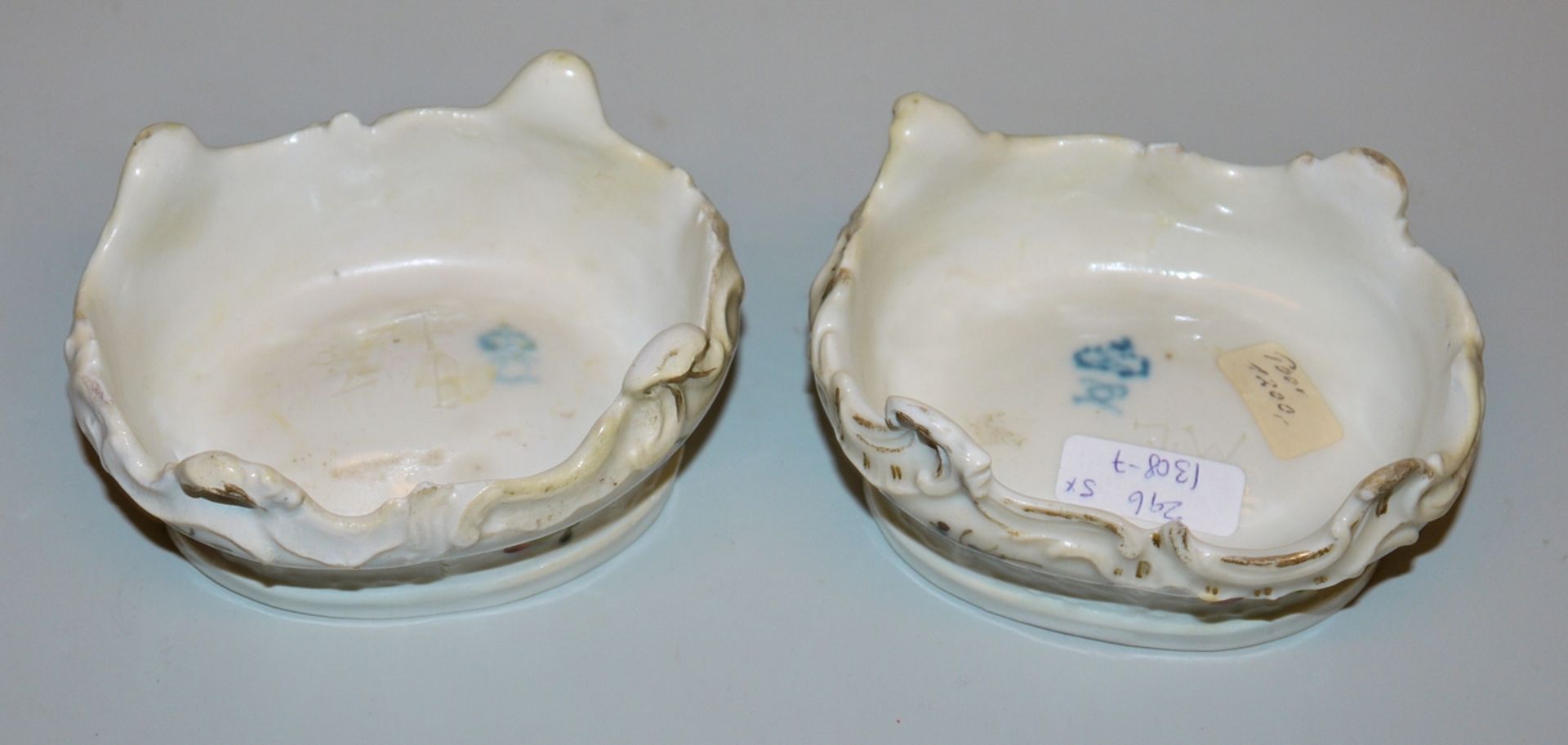 5 x fine porcelain, Ludwigsburg and Meissen from 1750 - Image 3 of 5