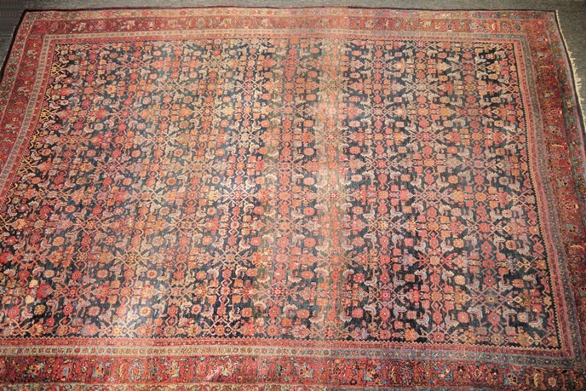 Ancient Bijar Oriental Rug, Persia
