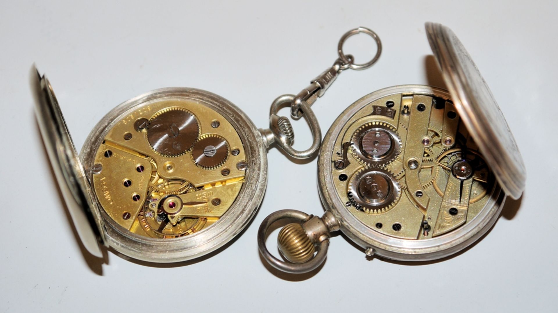 Two collector's pocket watches: Omega circa 1930 & pocket watch circa 1910 - Image 2 of 2