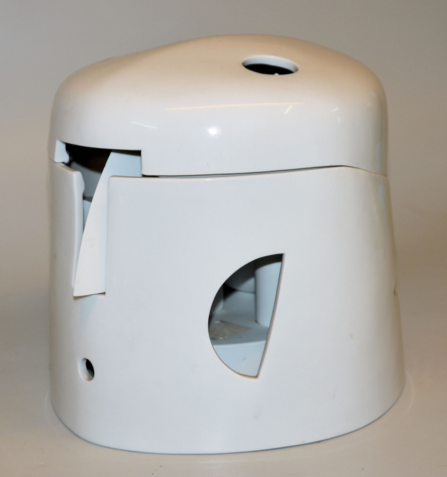 Wolfgang Bier, porcelain sculpture "Helmet with Interior" from 1988 for Goebel, Oeslau, signed