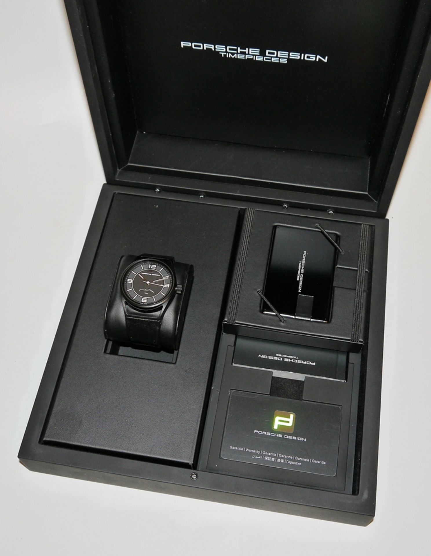 Porsche Design 1919 Datetimer Eternity, limited edition men's wristwatch with accessories