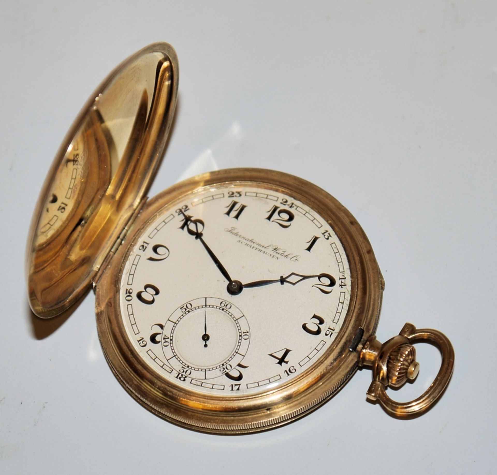 IWC Savonette gold gentleman's pocket watch, Switzerland circa 1925/30,