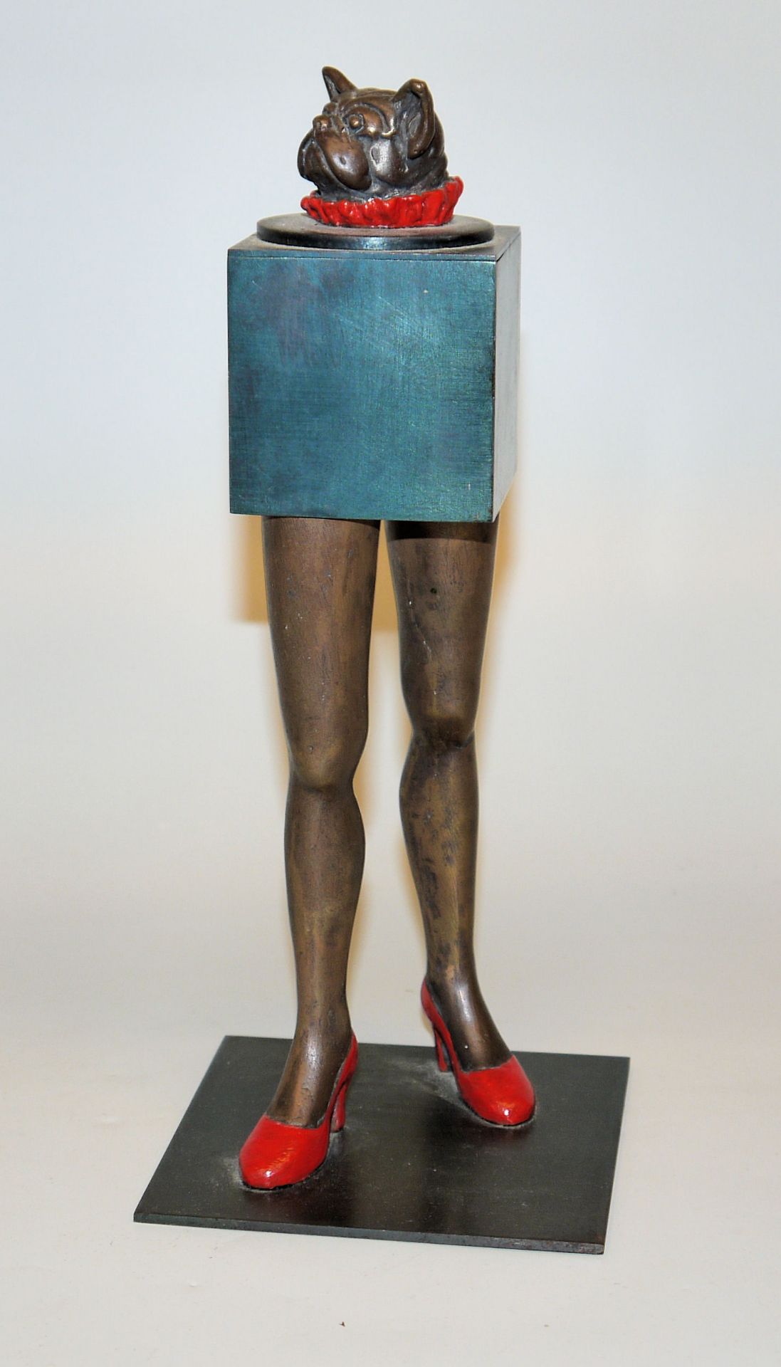 Guido Messer, "Beine", bronze sculpture from 1992/97