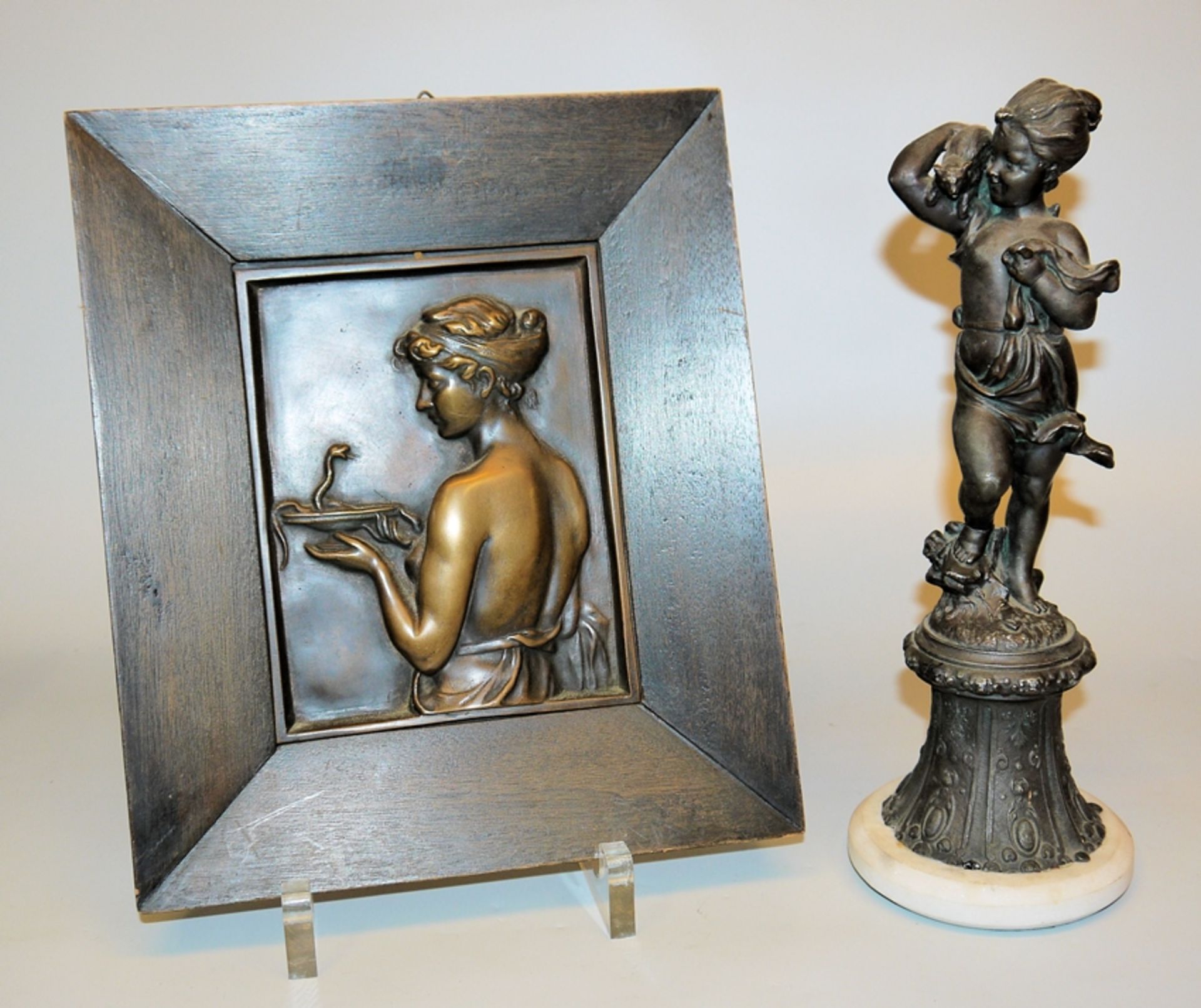 2 Art Nouveau bronzes