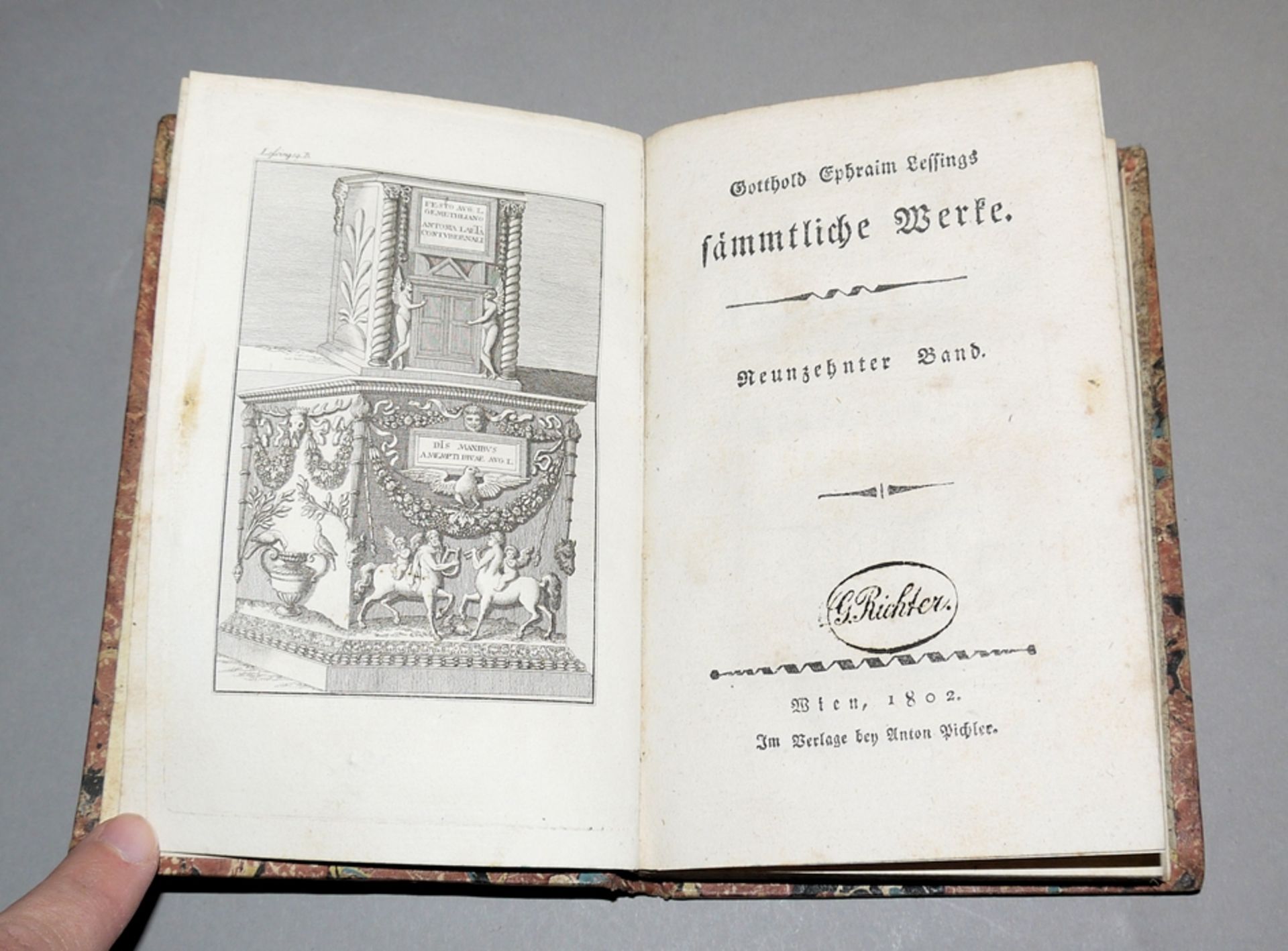 Lessing's Sämmtliche Werke. 28 of 34 volumes, from 1801-1805 - Image 2 of 2