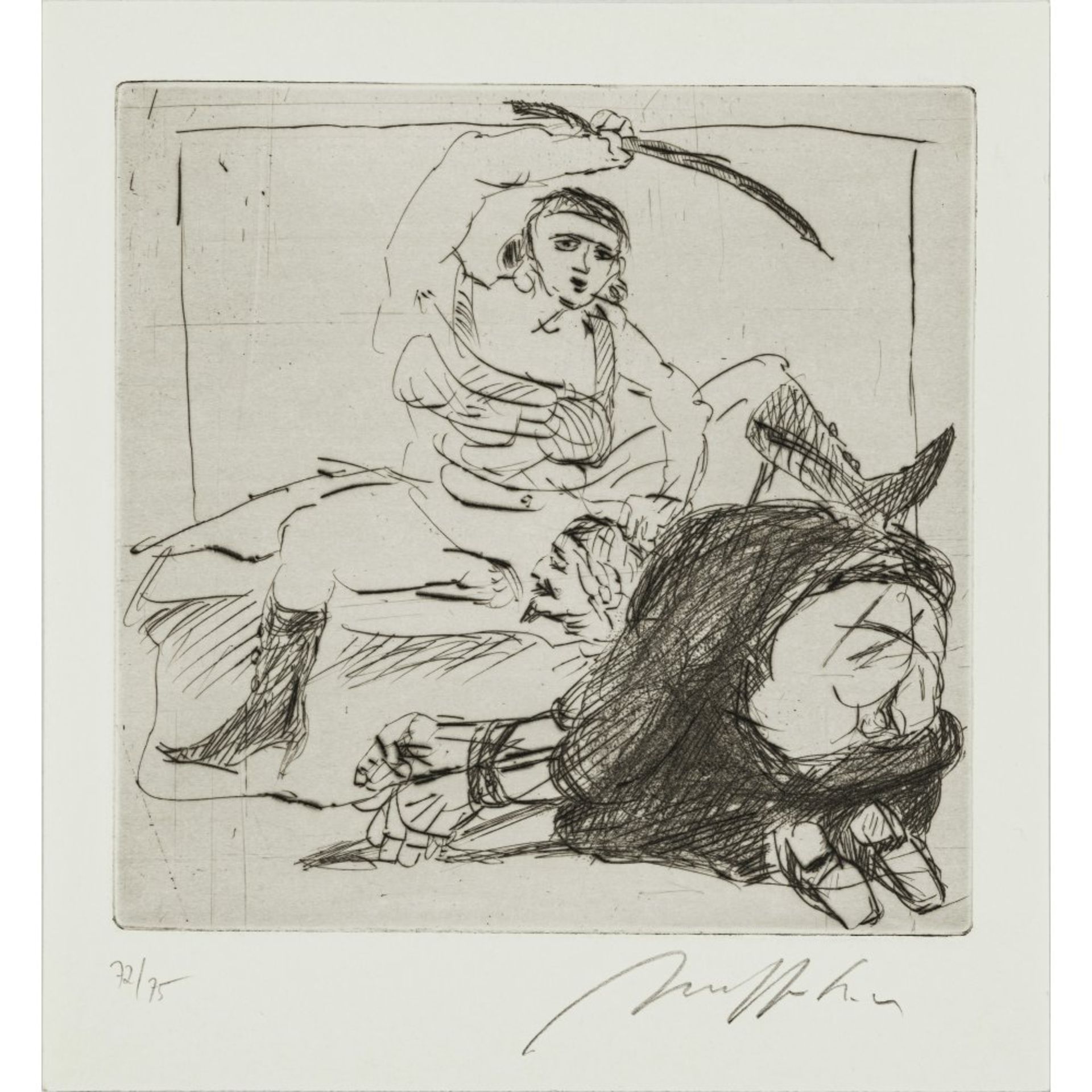 Konvolut Grafiken. Alfred Hrdlicka, Henri Matisse - Bild 2 aus 4