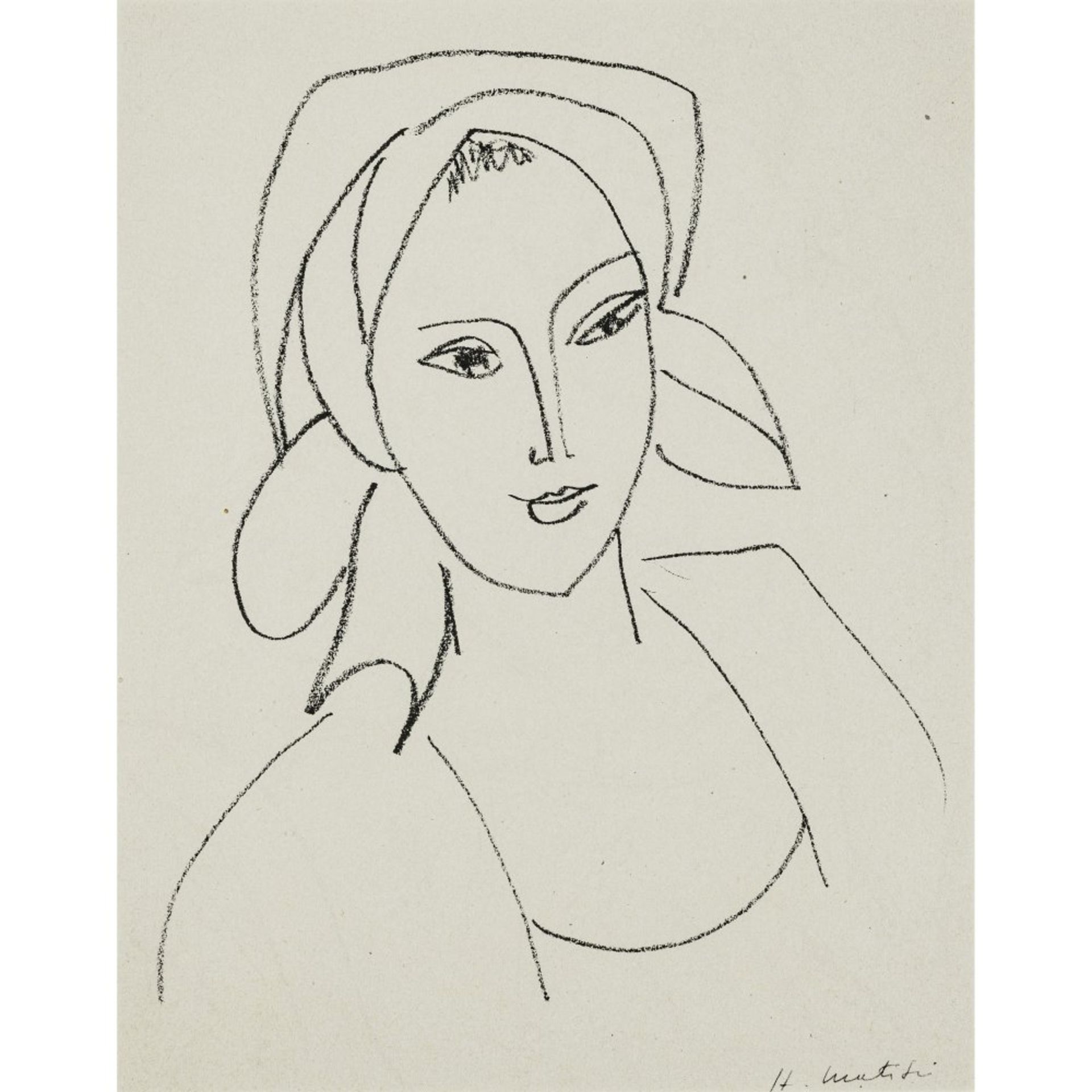 Konvolut Grafiken. Alfred Hrdlicka, Henri Matisse - Bild 3 aus 4