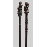 TWO DAYAK TRAP STICKS