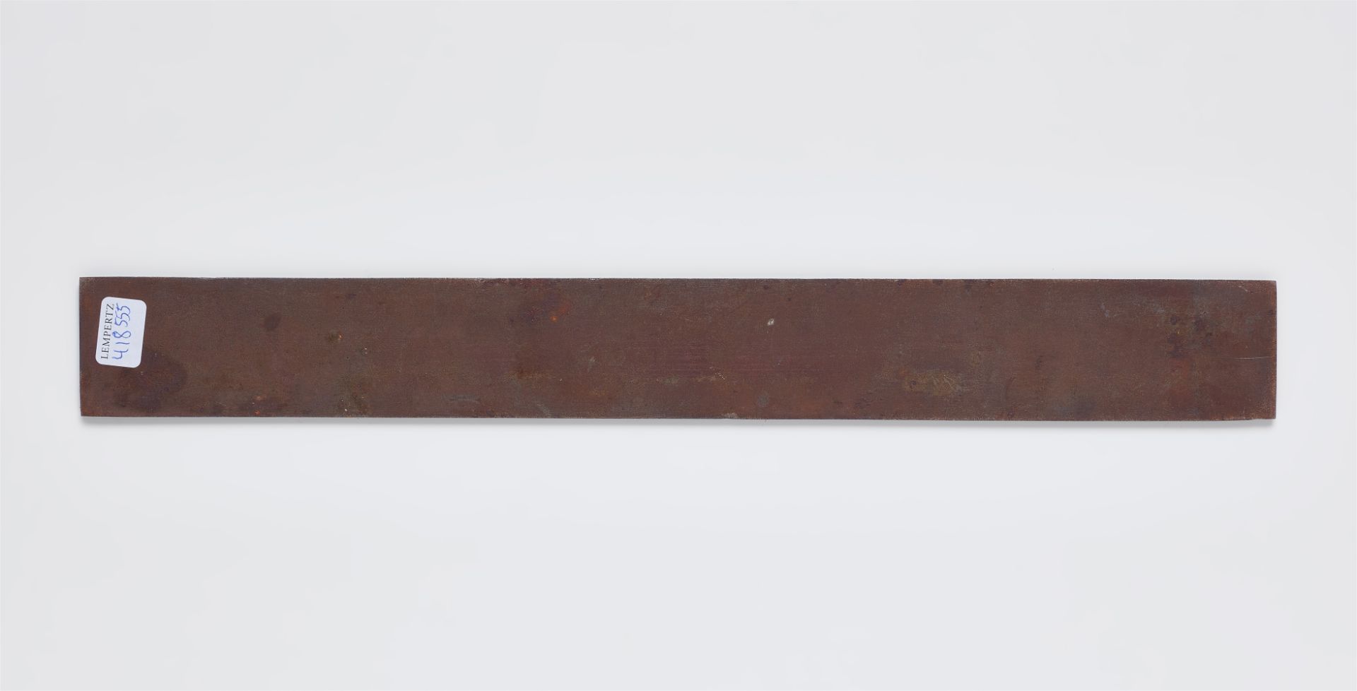 A rare cast iron ruler with Classical frieze motifs - Image 2 of 2