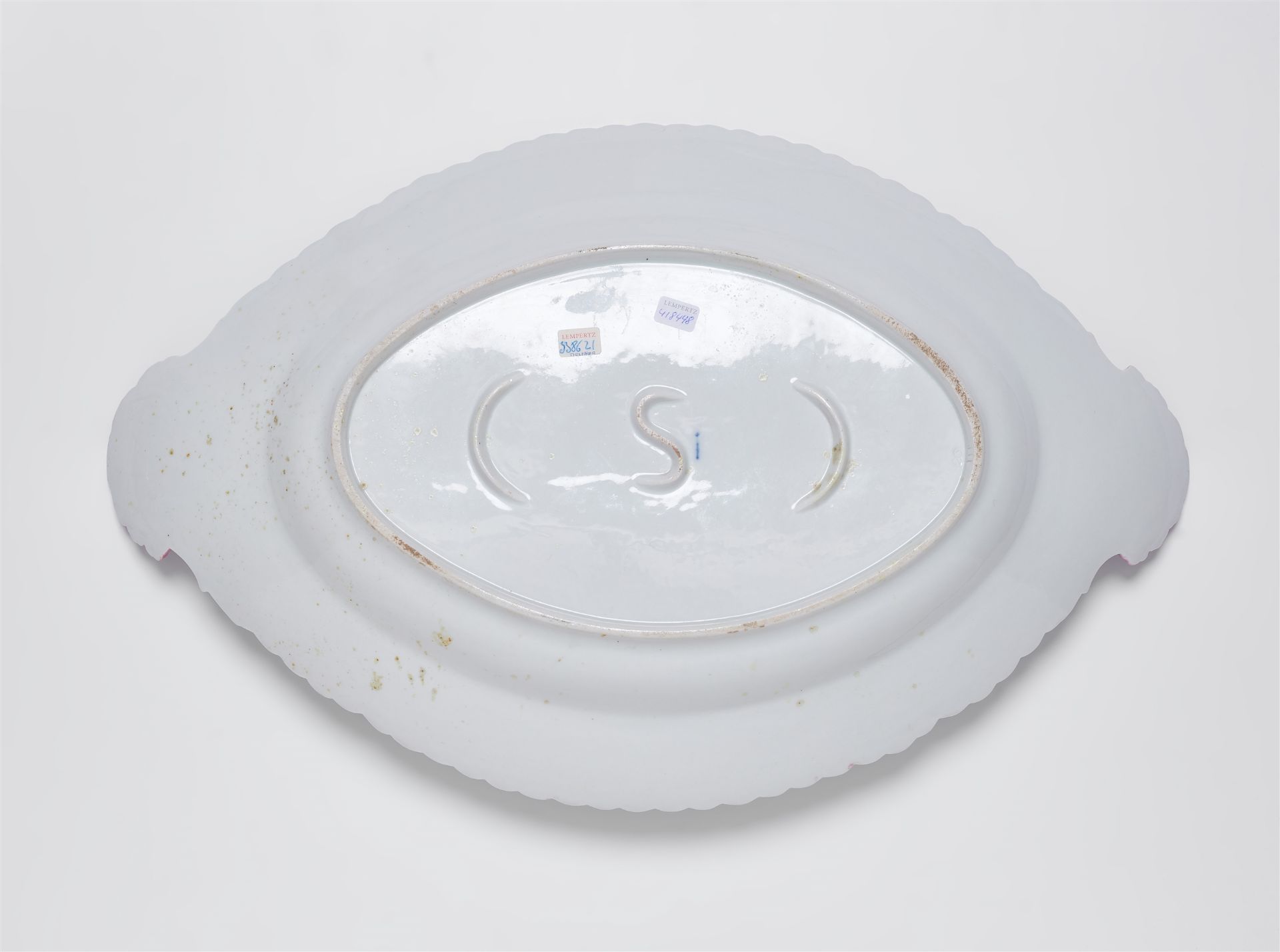 A large Berlin KPM porcelain platter - Image 3 of 3