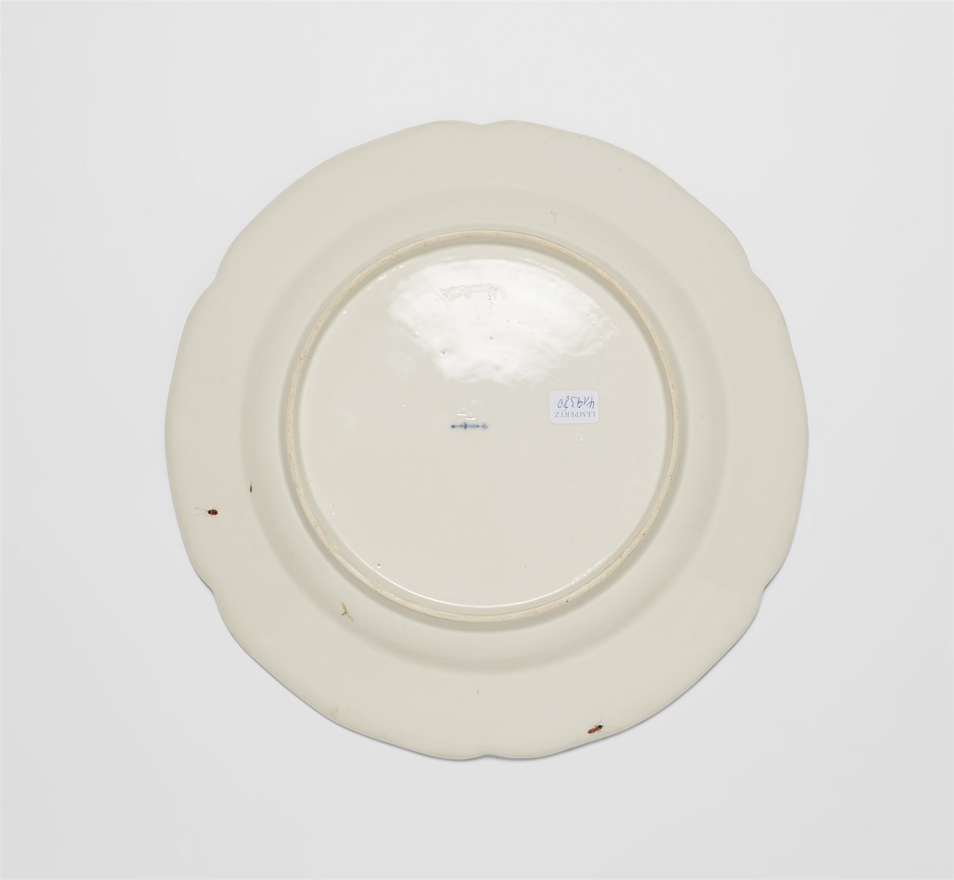 A Berlin KPM porcelain plate from the service made for Friedrich Ehrenreich von Ramin - Image 2 of 2