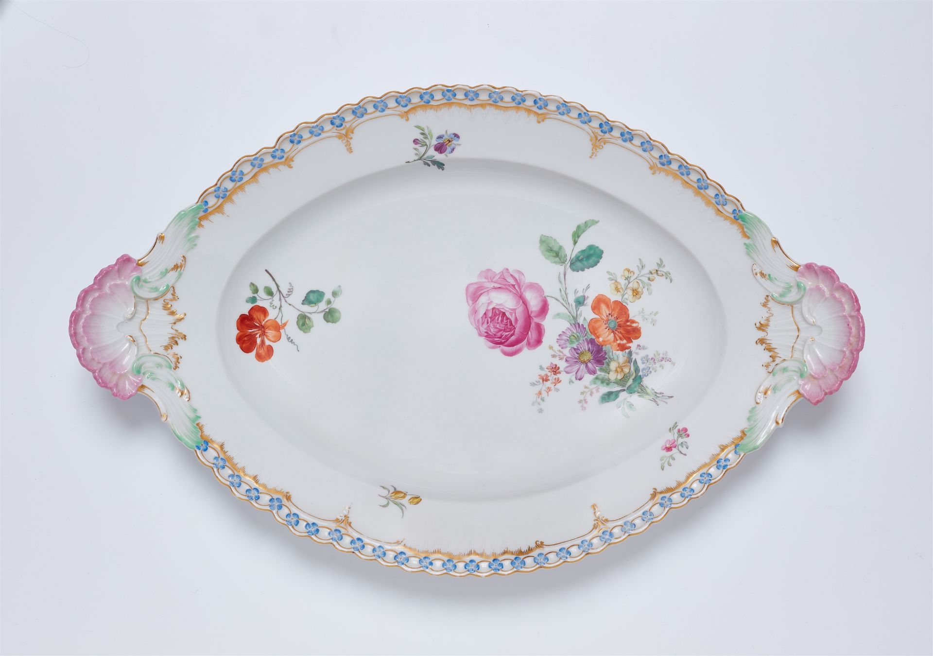 A large Berlin KPM porcelain platter - Image 2 of 3