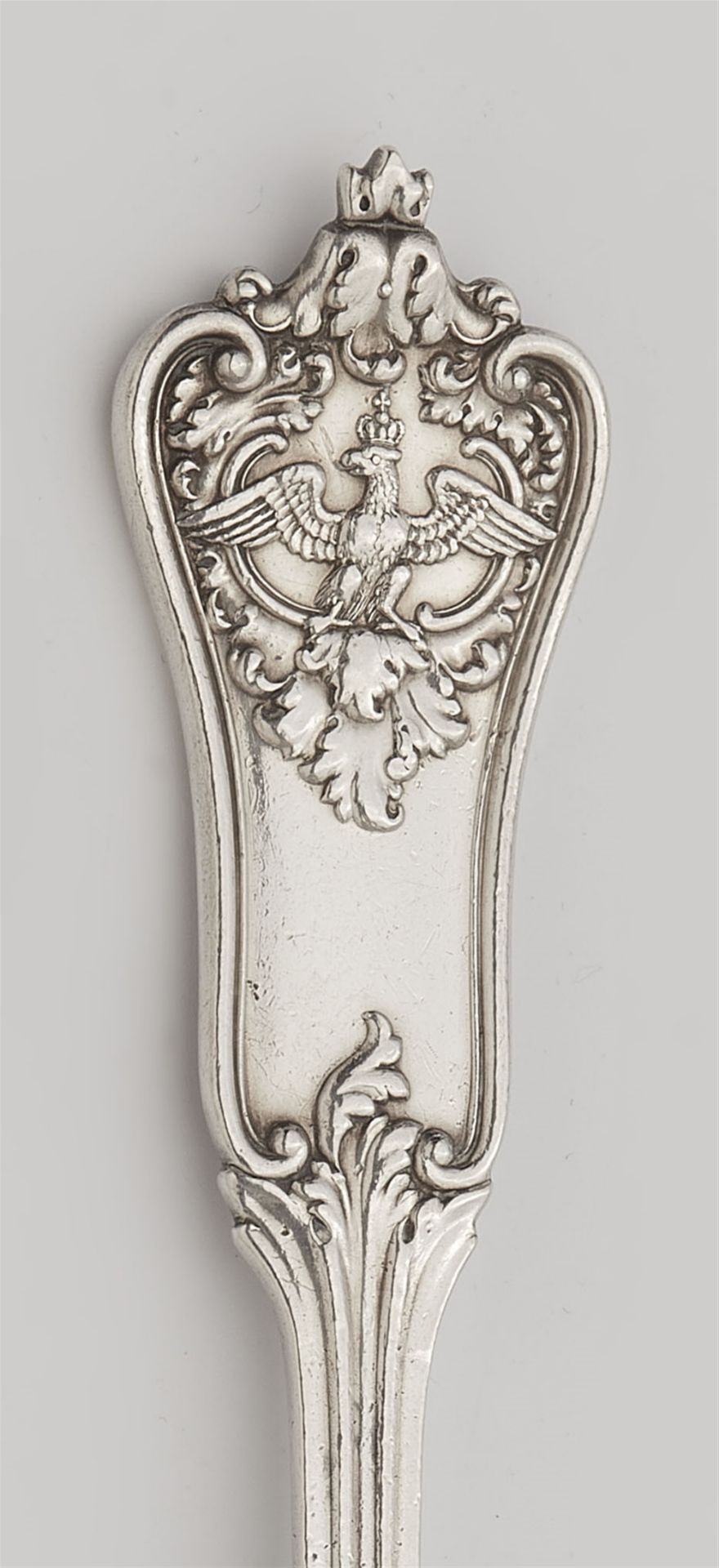 Two Berlin silver oyster forks made for Frederick William IV - Image 3 of 4