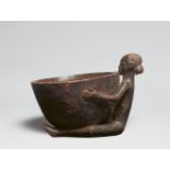 KANYOK BOWL SUPPORTING FIGURE, By Master carver Kanda Kanda