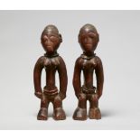 PAIR OF YORUBA TWIN FIGURES, Ere ibeji