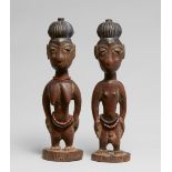 PAIR OF YORUBA TWIN FIGURES, Ere ibeji