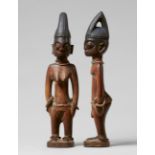 PAIR OF YORUBA TWIN FIGURES, Ere ibeji