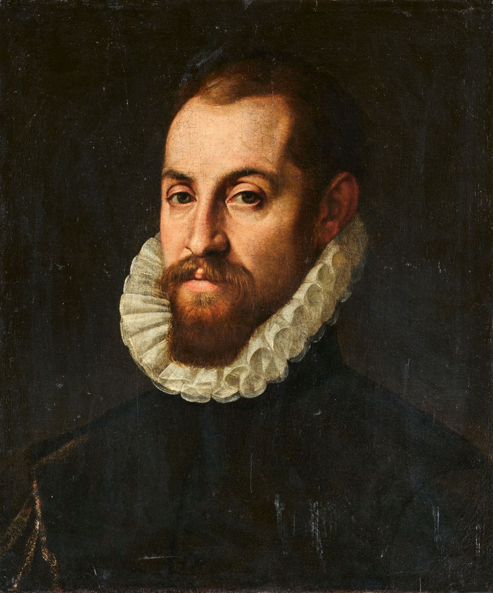 Italian School around 1600, Portrait of a Man in a White Ruff