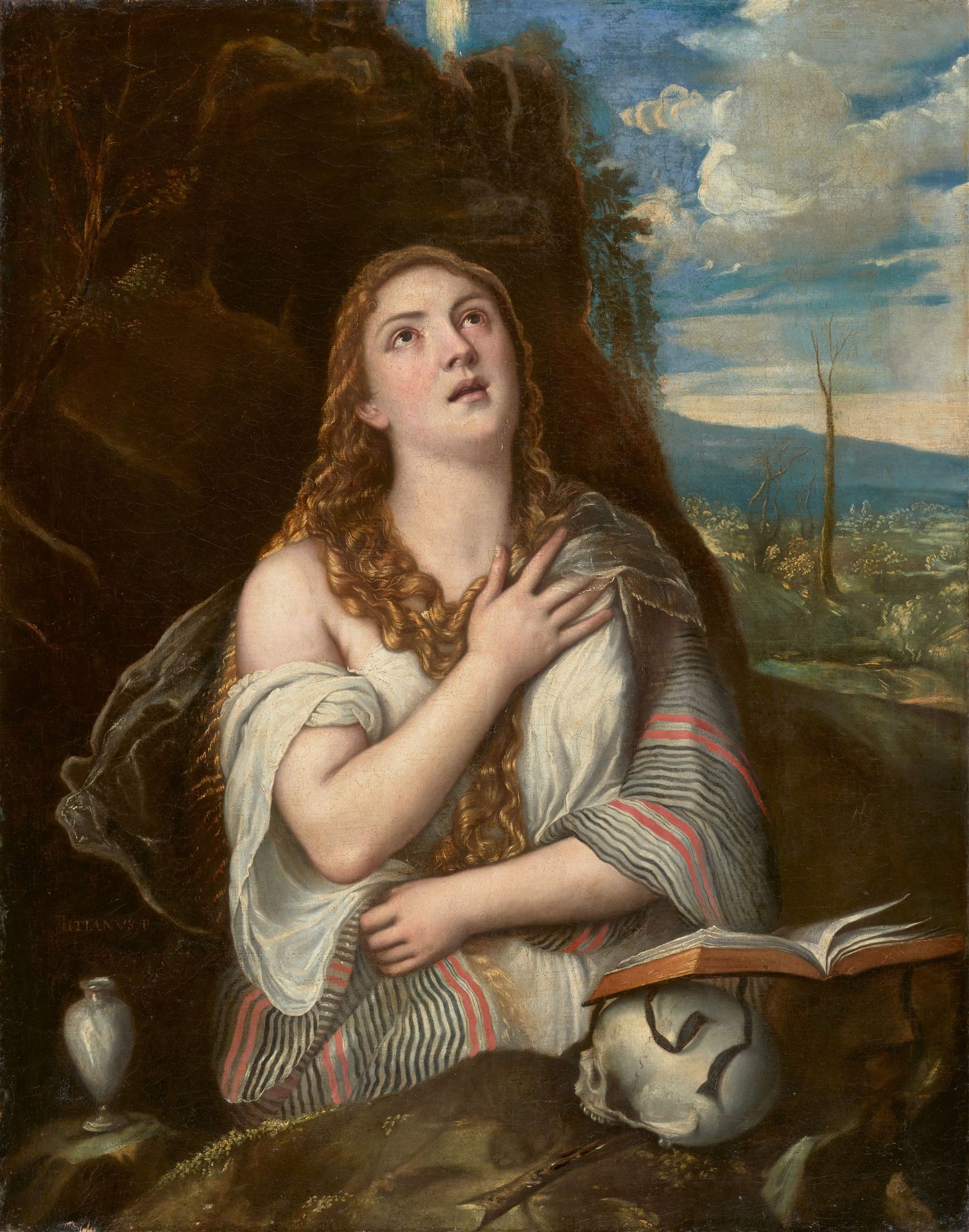 Tiziano Vecellio, studio or circle of, Saint Mary Magdalene