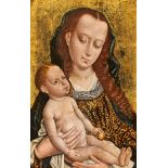 Flämischer Meister um 1450/1460, Madonna mit Kind