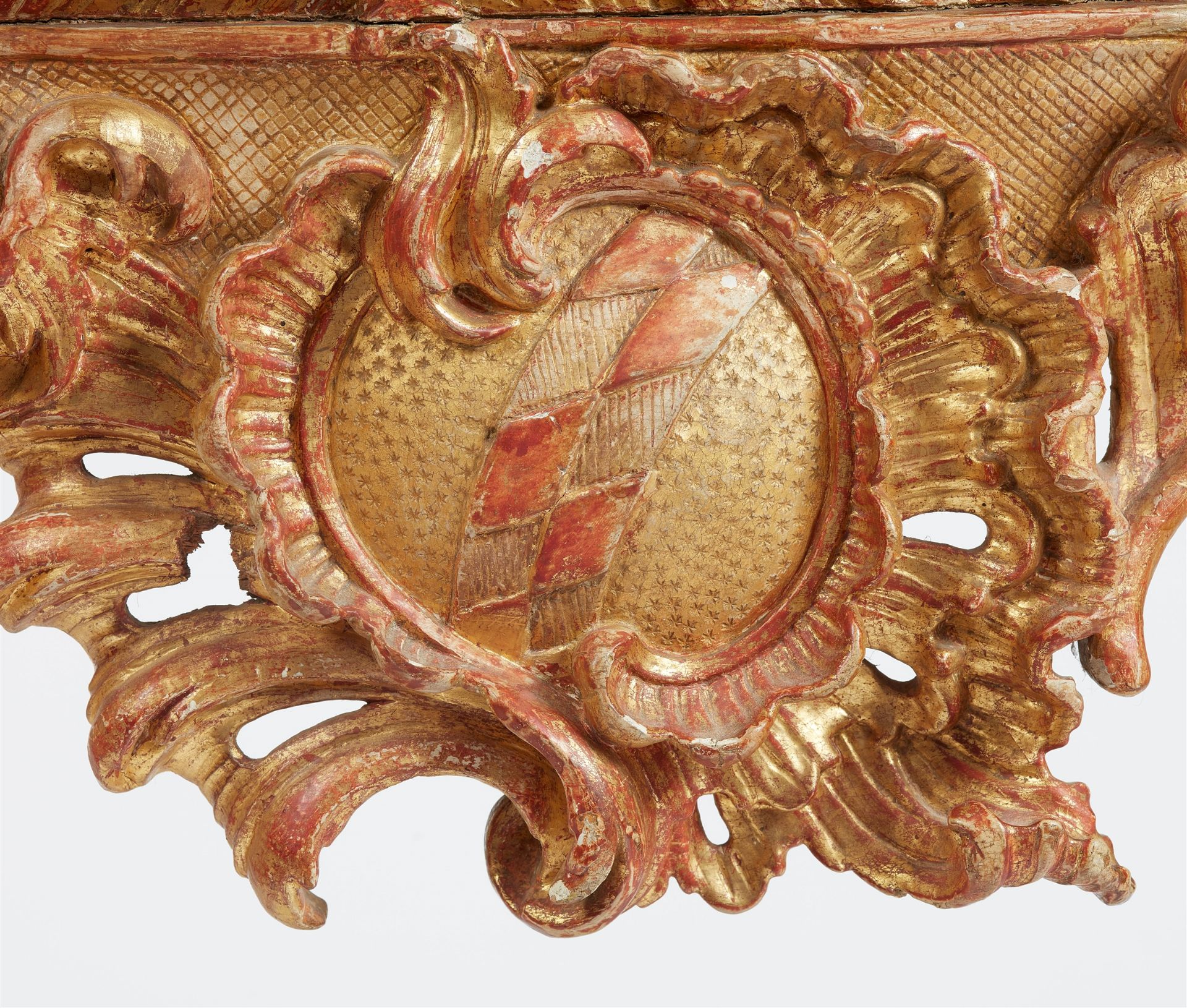 A Fulda giltwood console table - Image 3 of 5