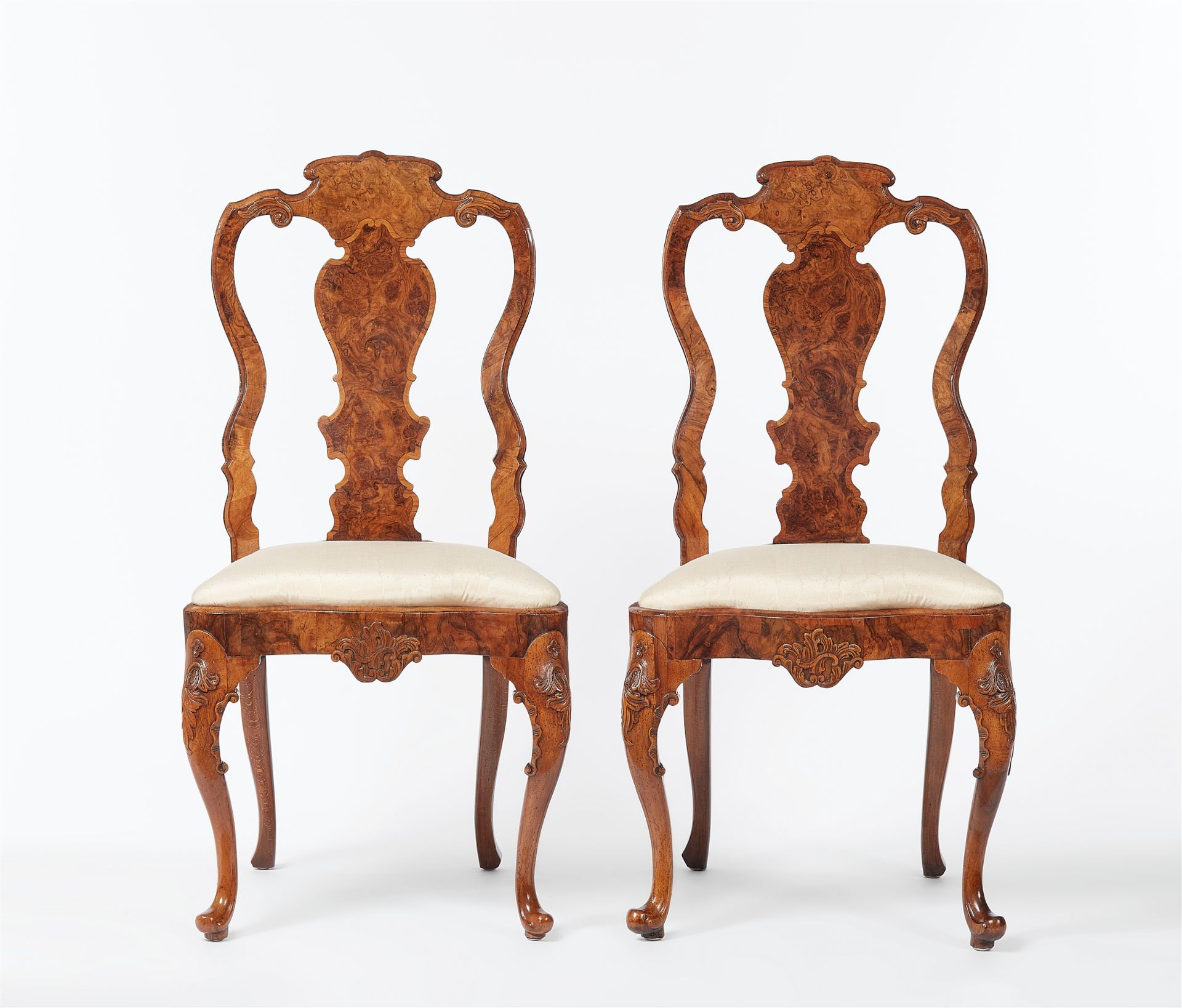 Four chairs by Abraham Roentgen