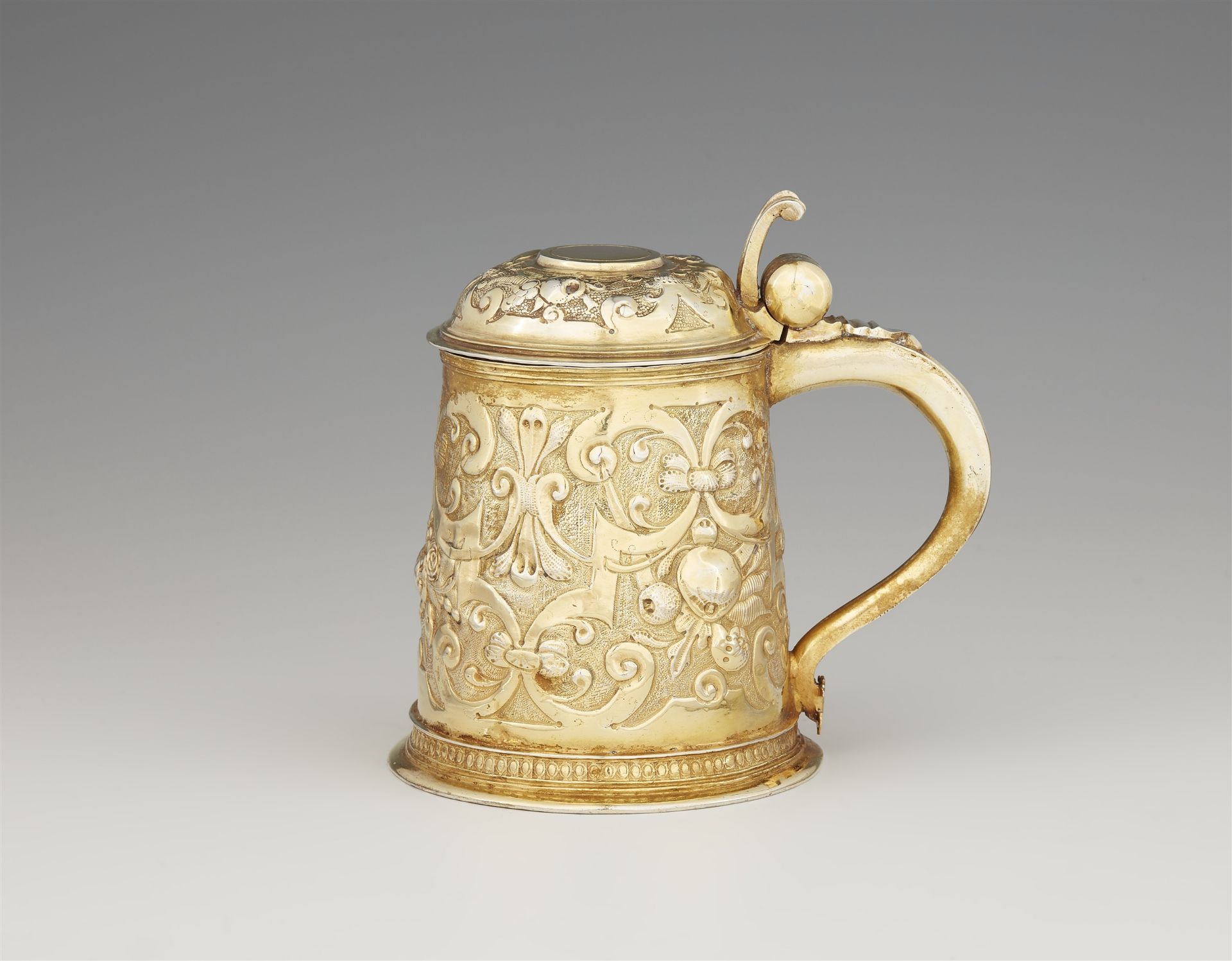 A silver gilt Augsburg Renaissance tankard