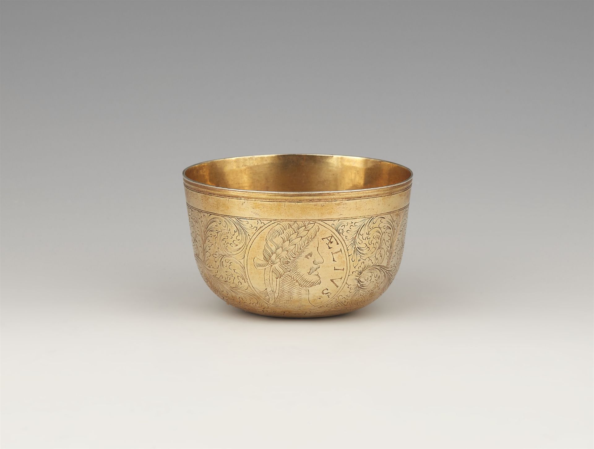 An Augsburg silver gilt tumbler - Image 3 of 4