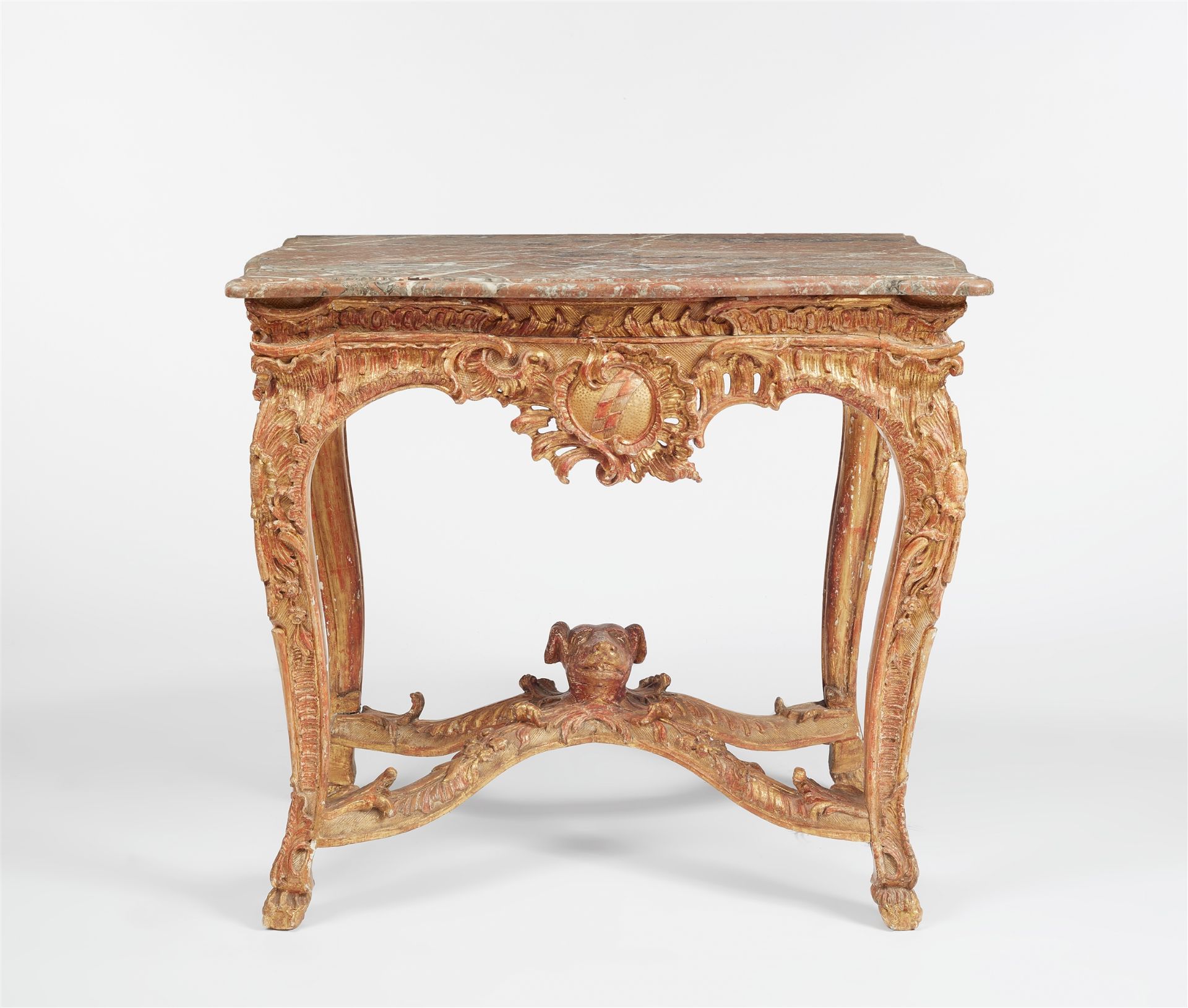 A Fulda giltwood console table - Image 2 of 5